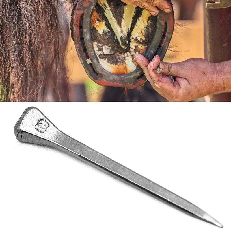 Surf turtle E5 Horseshoe Nails 50 Pcs 2 Inches Low Carbon Steel Horse Hoof Nails Horse Training Supplies Tool for Securing Firmly - Image 5